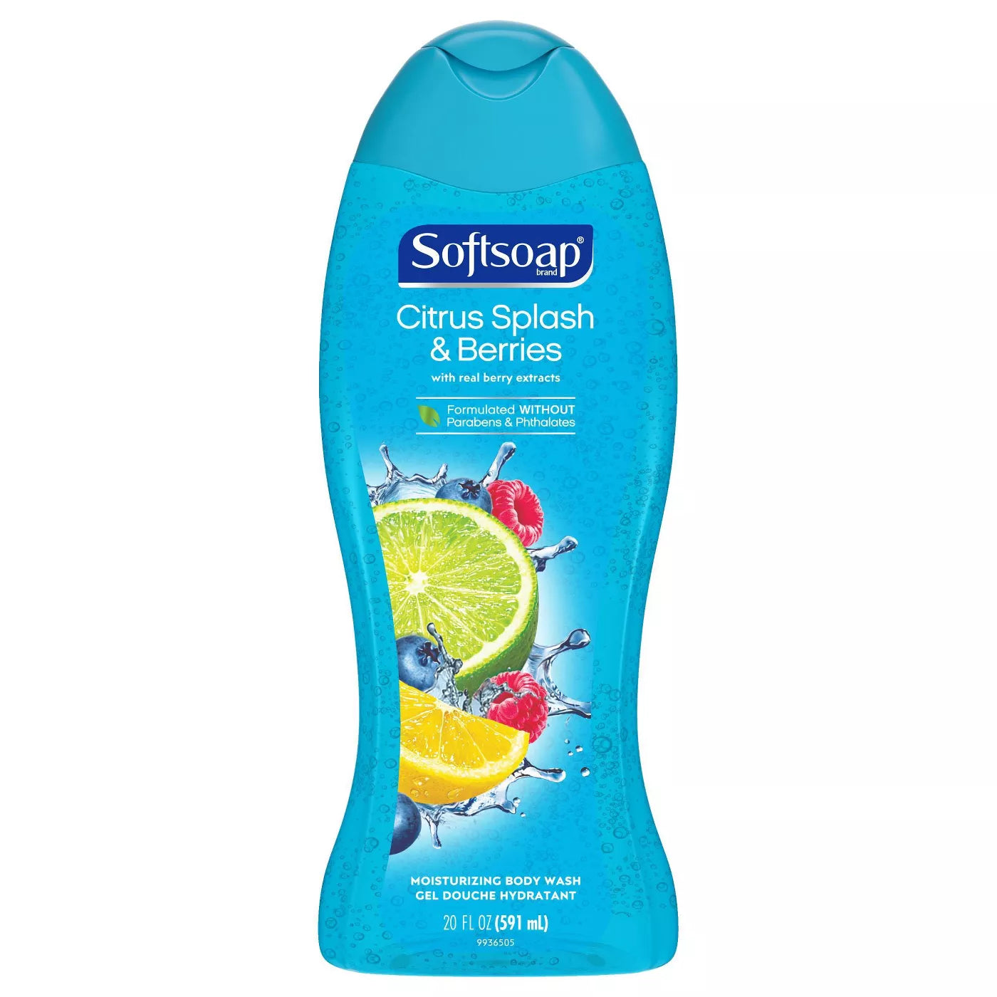 SoftSoap Moisturizing Body Wash Citrus Splash & Berries - 20oz/4pk
