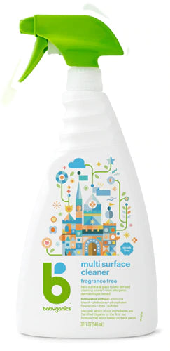 Babyganics Multi Surface Cleaner Fragrance Free - 32oz/9pk