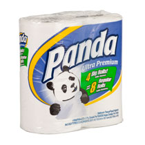 Panda Bath Tissue Bundle Double Roll 176sh  -  4rolls/6pk