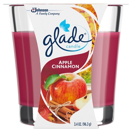 Glade@ Candle Apple Cinnamon  - 3.4oz/6pk
