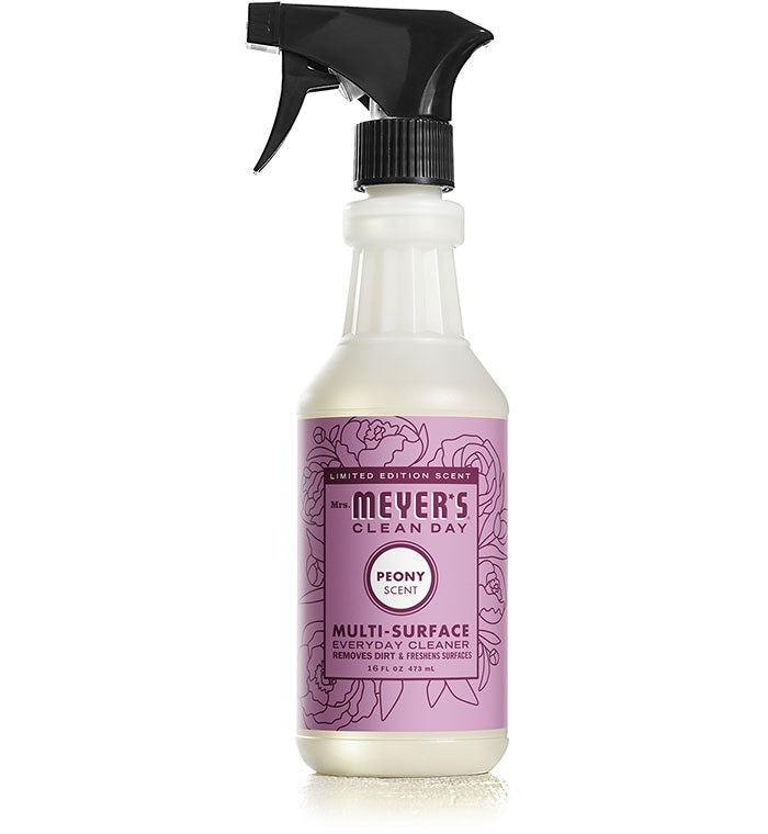 Mrs. Meyers MultiSurface Cleaner Peony - 16oz/6pk
