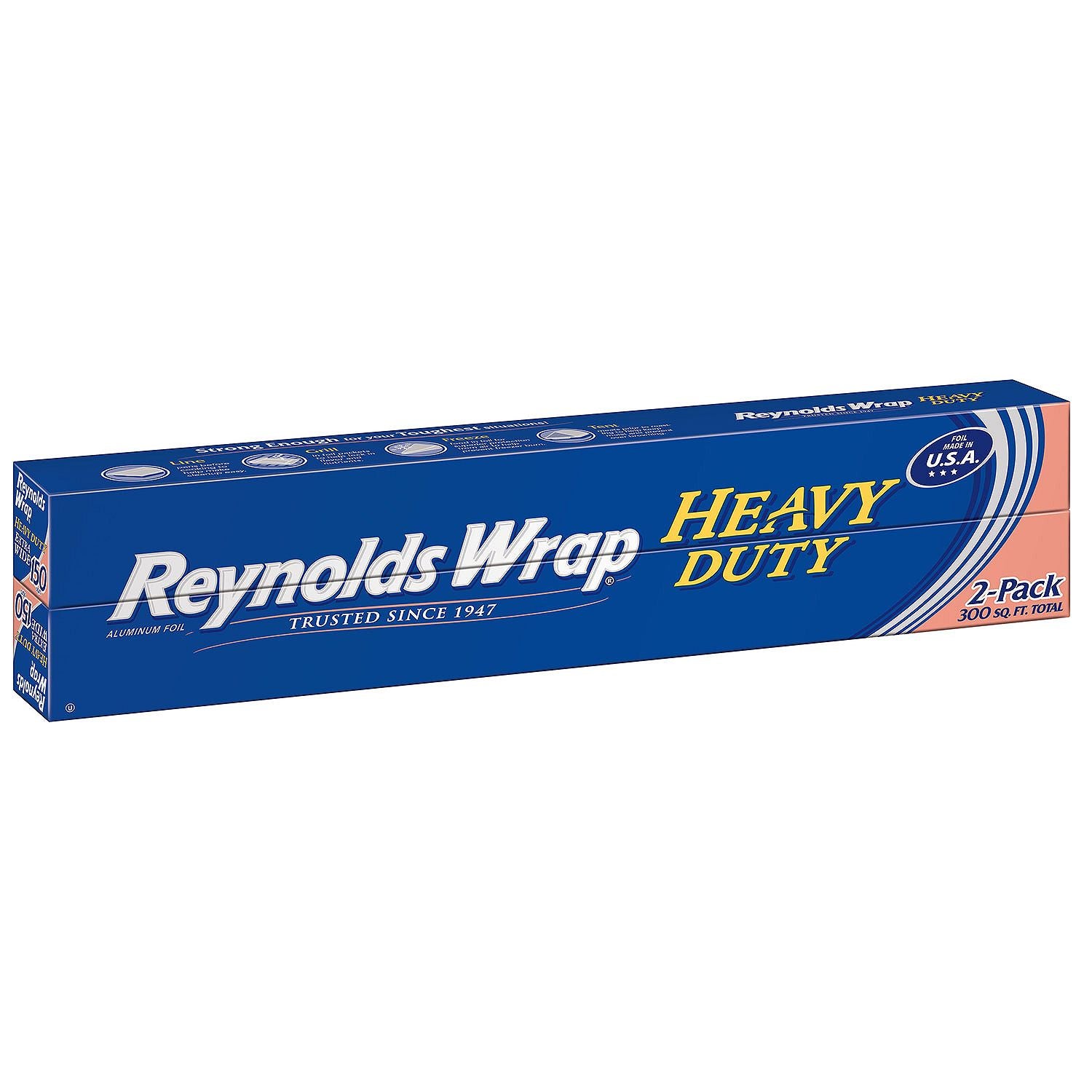 Reynolds Wrap 18" Heavy Duty Aluminum Foil 2 Pack - 18"x150sq.ft/2pc