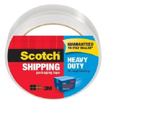 Scotch Heavy Duty Shipping Packaging Tape 142-ESF 1.88in x 22.2yd - 36pk