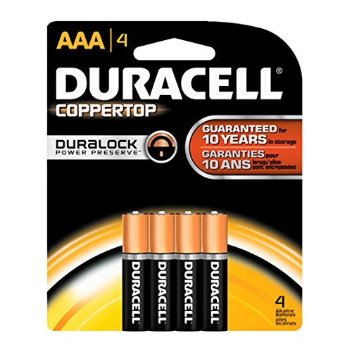 Duracell Batteries "AAA - 4" Coppertop USA - 4ct/18pk