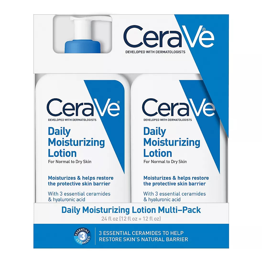 CeraVe Daily Moisturizing Lotion Normal to Dry Skin - 12oz/2pk
