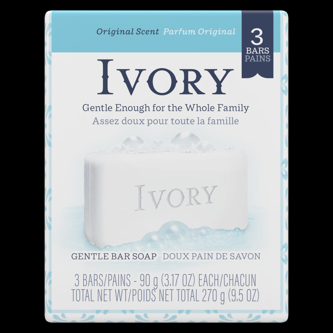 Ivory Orig. 3-Bar  -   3.10oz/24pk