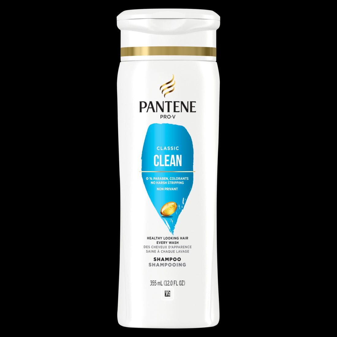 PANTENE PRO-V Classic Clean Shampoo- 12oz/6pk