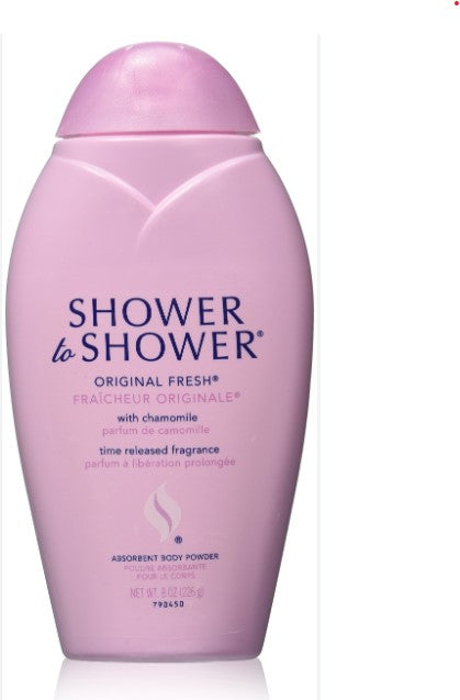 Shower to Shower Original Fresh Absorbent Body Powder - 8oz/12pk