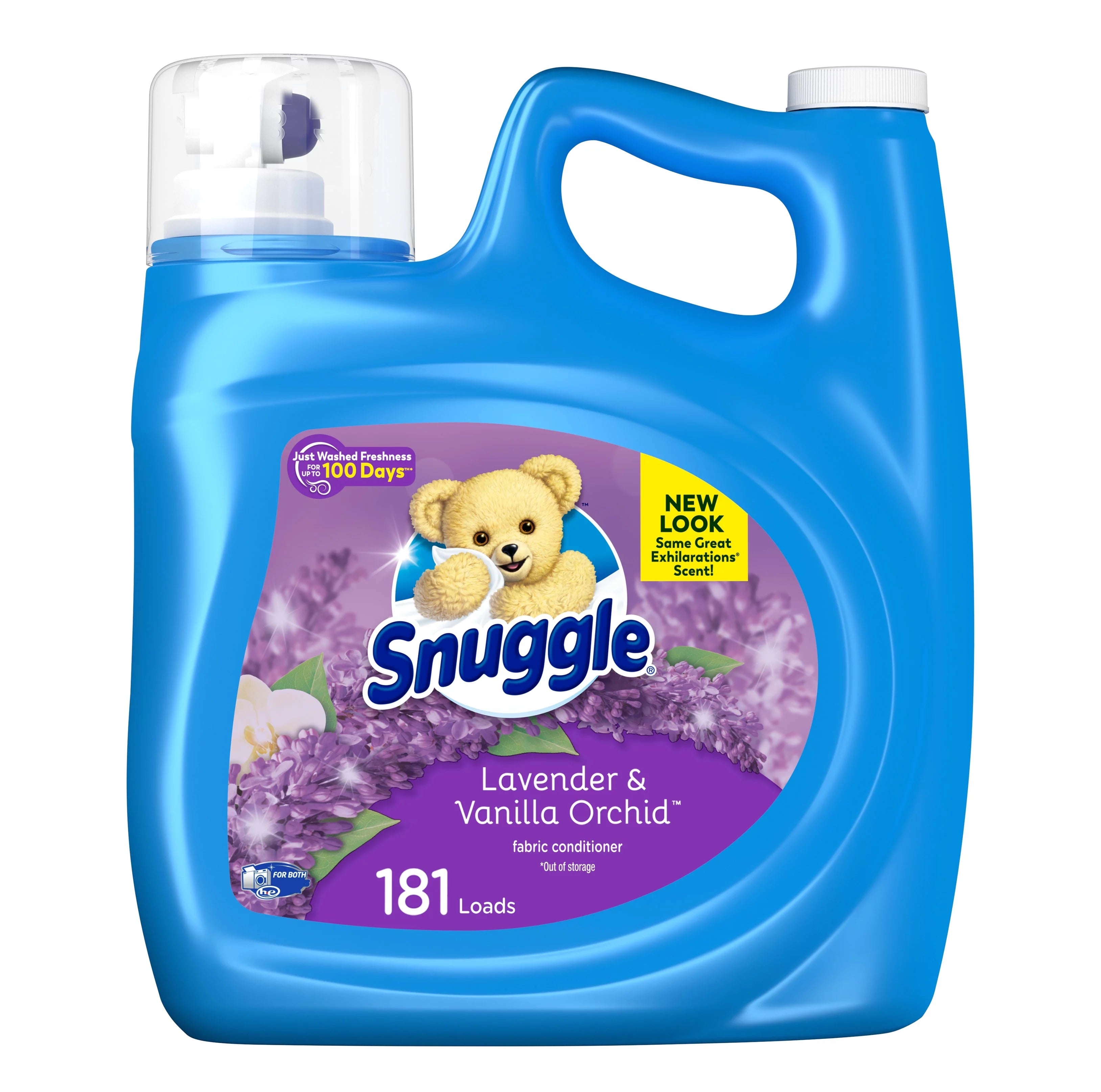 Snuggle Exhilarations Fabric Softener Ultra Liquid Lavender & Vanilla Orchid - 145oz/4pk