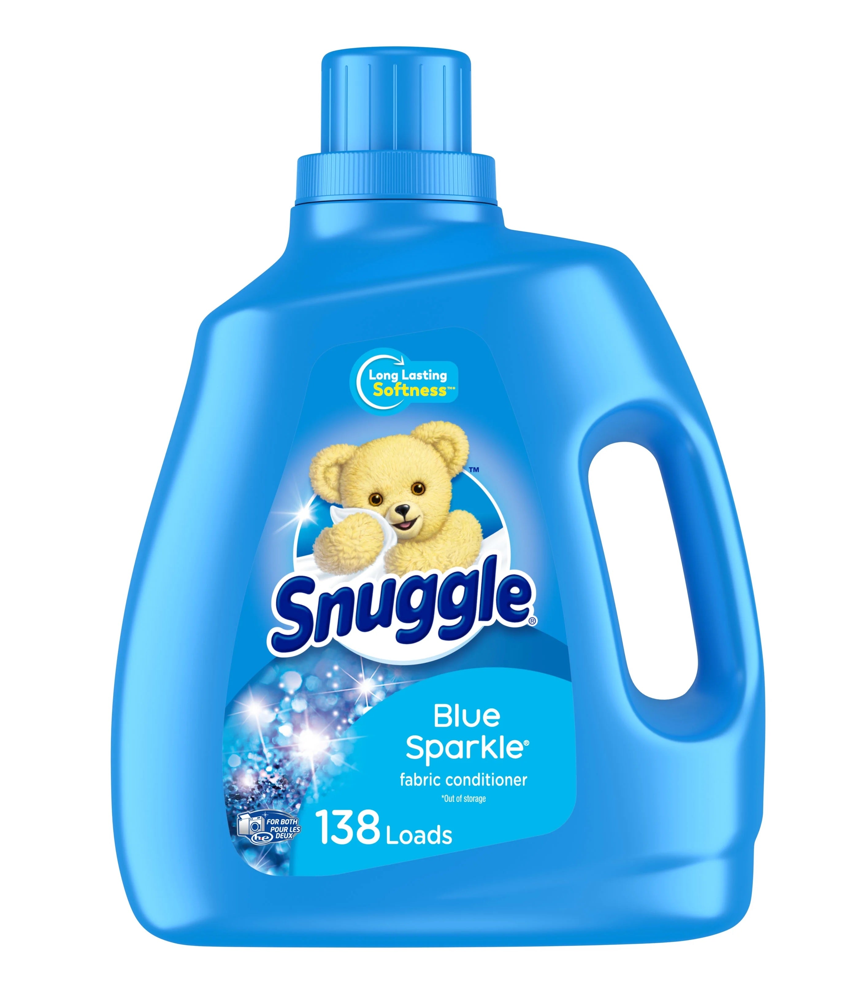 Snuggle Fabric Softener Ultra Liquid Blue Sparkle - 111oz/4pk