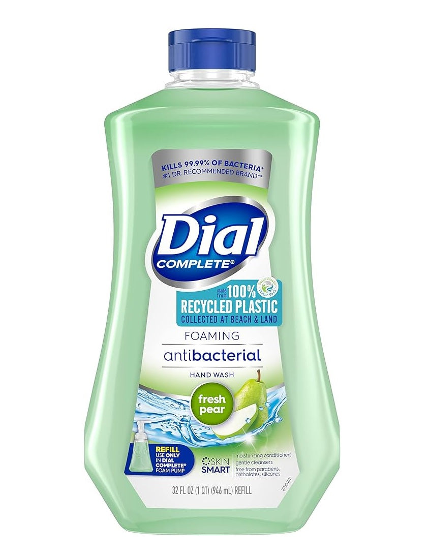 Dial Complete Foaming Hand Wash Fresh Pear Refill - 32oz/4pk