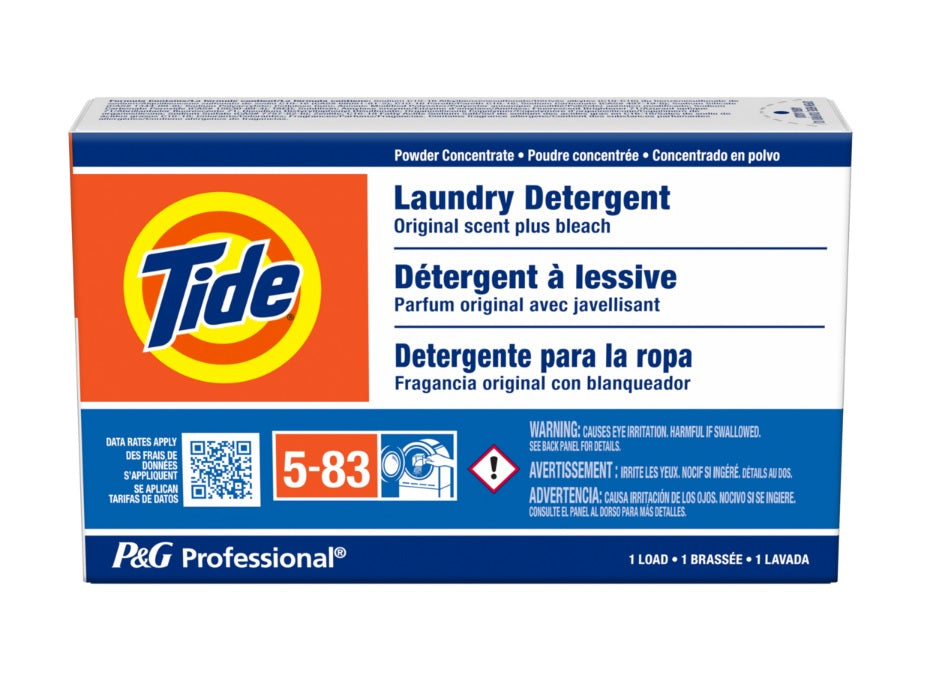 Tide Powder Laundry Detergent Original Scent Plus Bleach Single Use - 1.4oz/156pk