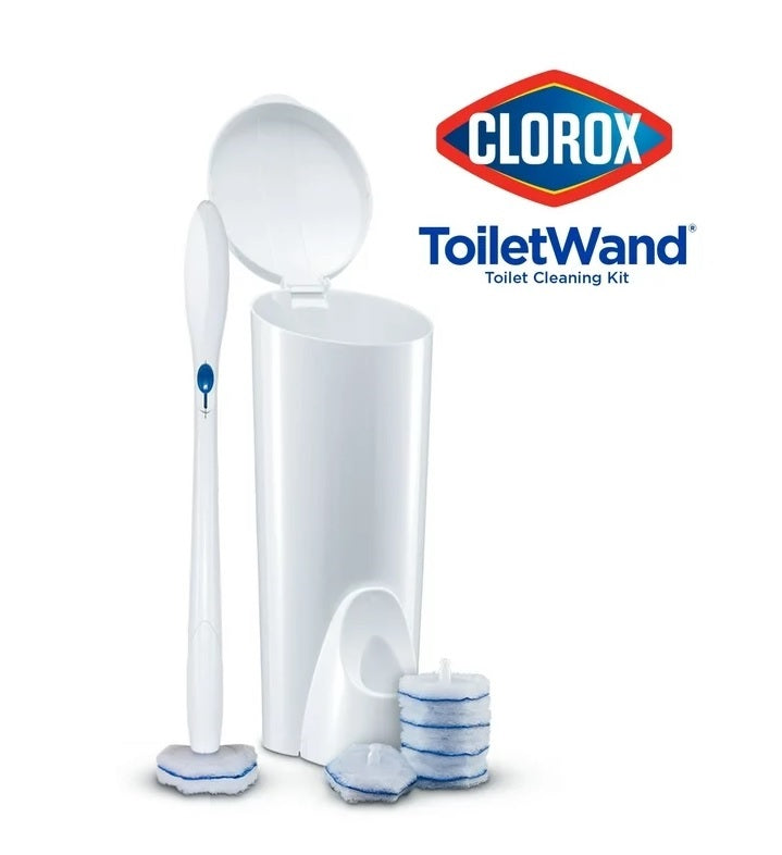 Clorox ToiletWand Disposable Toilet Cleaning Starter Kit w/Caddy Carry Handle - 1ct/6pk