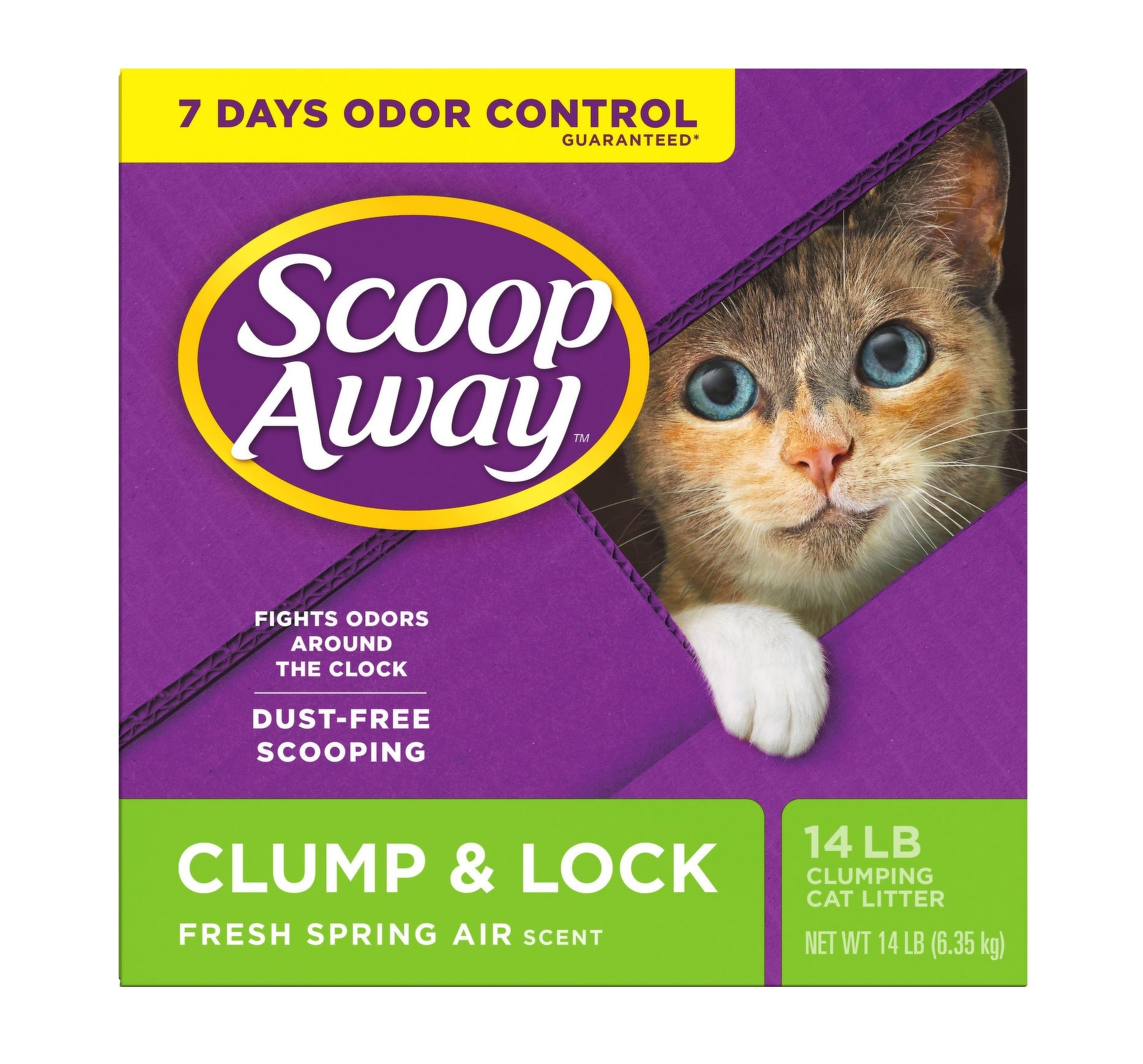 Scoop Away Clump & Lock Fresh Spring Air - 14lb/3pk