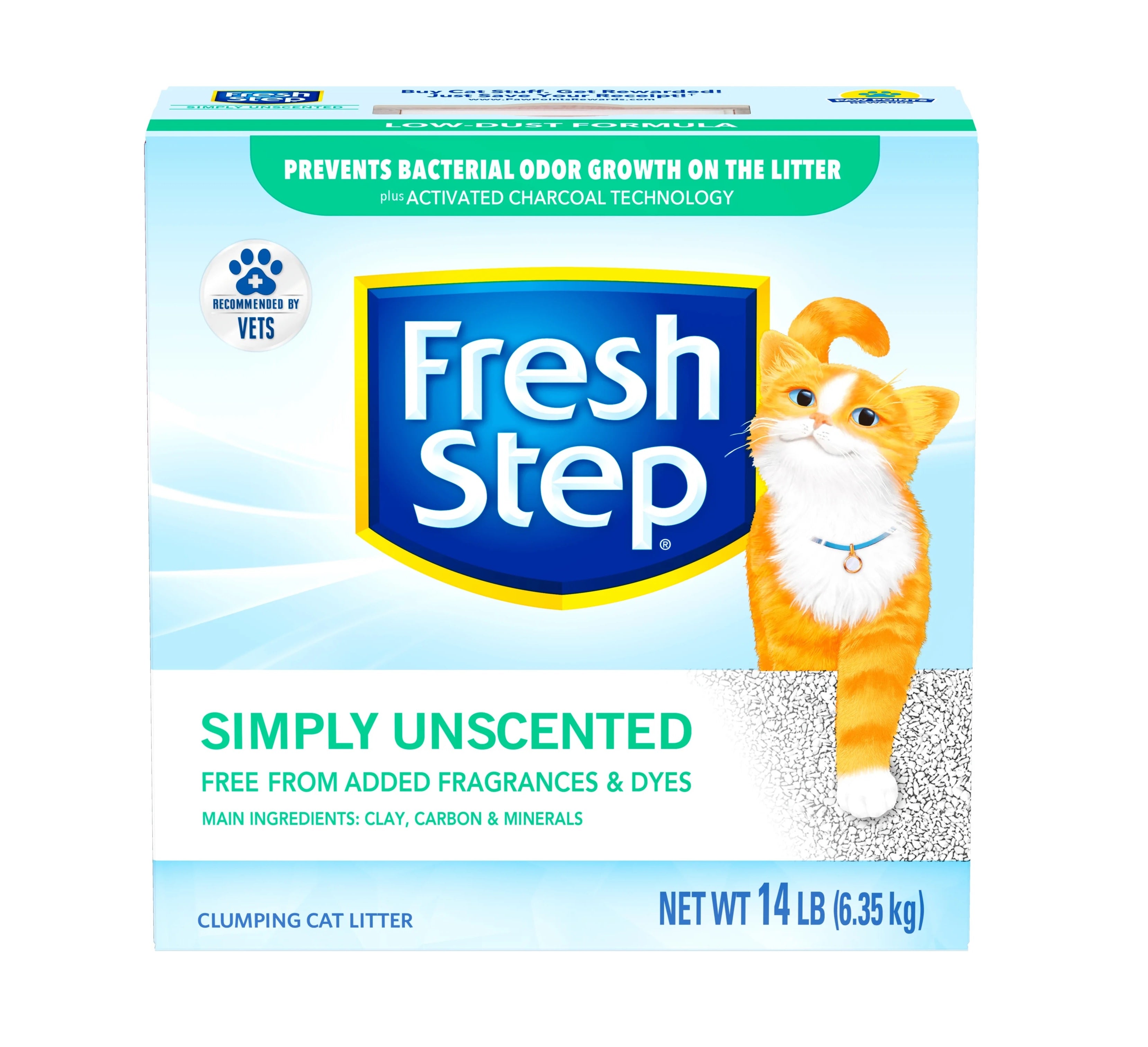 Fresh Step Simply Unscented - 14lb/3pk