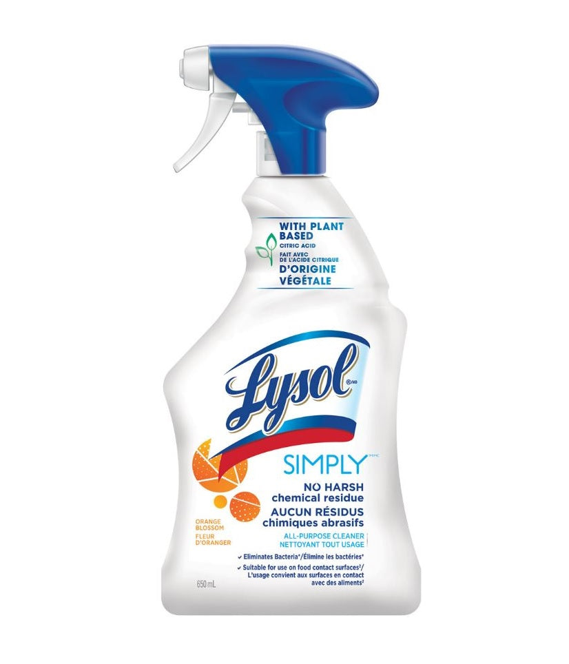 Trigger All Purpose Lysol All Purpose Cleaner Trigger Simply Citrus 22oz/12pk