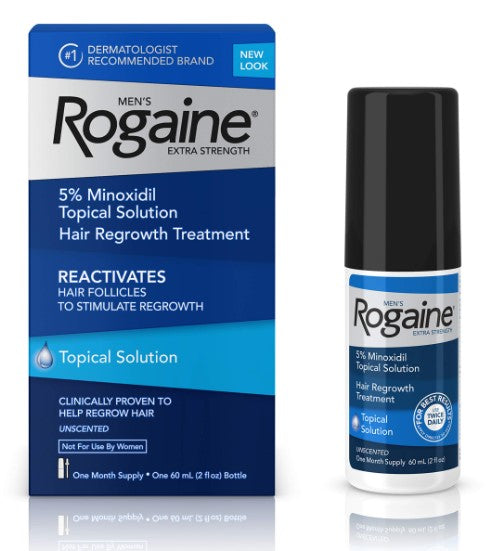 Rogaine EXTRA STRENGTH Hair Regrowth Treatment 5% Minoxidil Topical Solution - 1ct/3pk