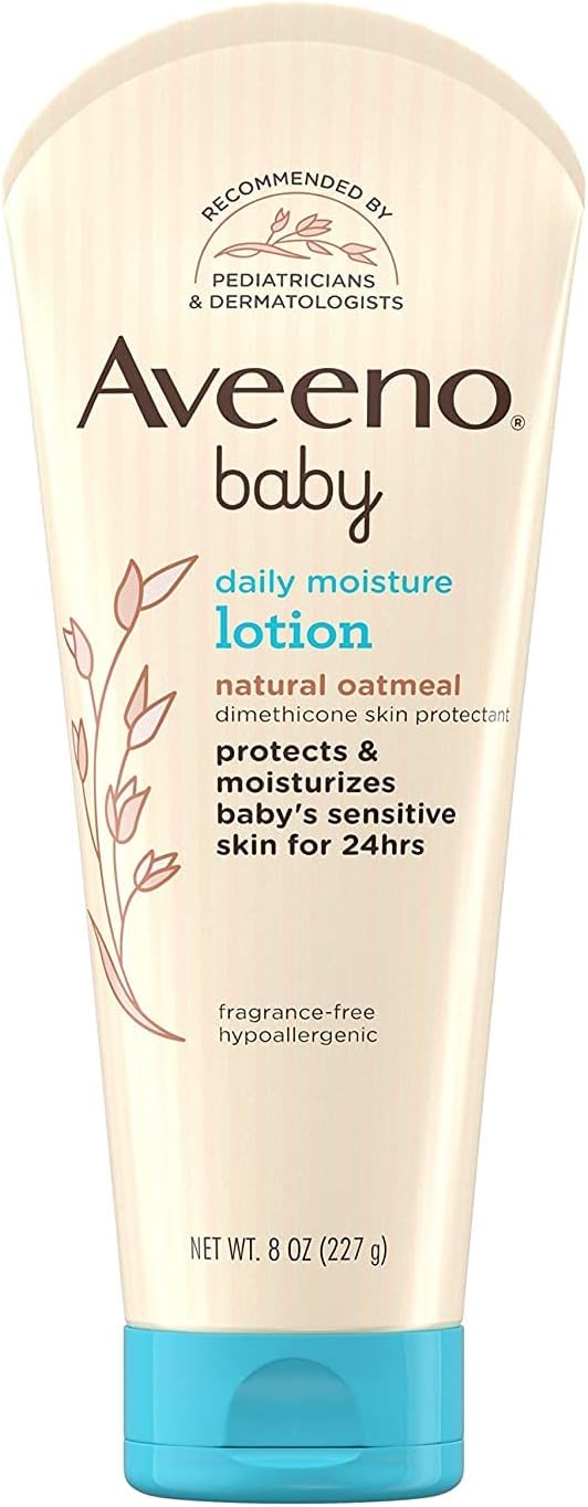 Aveeno Baby Daily Moisture Lotion Fragrance Free - 8oz/12pk