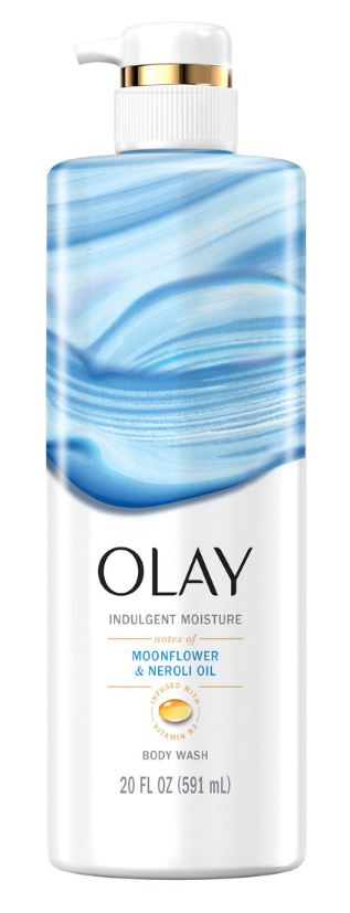 Olay Indulgent Moisture Body Wash Infused with Vitamin B3 & Notes of Moonflower and Neroli Oil - 20oz/4pk