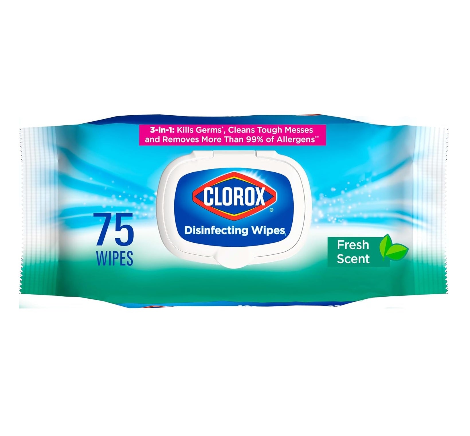 Clorox Disinfecting Wipes Flex Pack Fresh Scent - 75ct/6pk