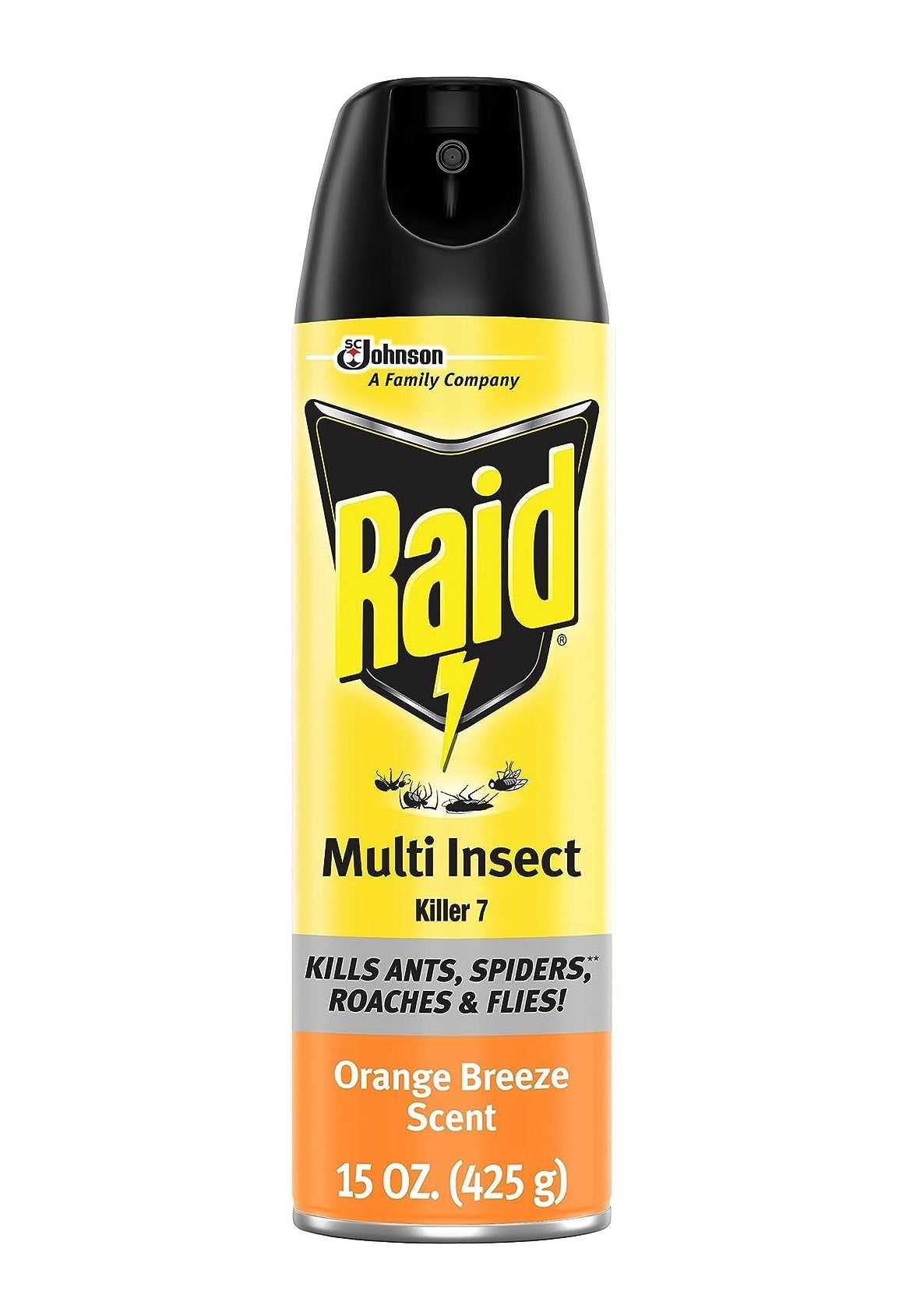 Raid Multi Insect Killer Orange Breeze Scent - 15oz/12pk