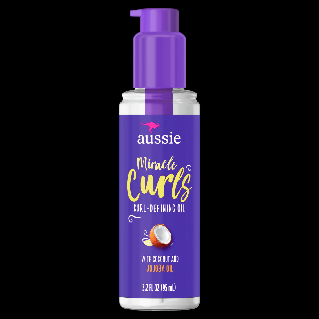 Aussie Miracle Curls Curl-Defining Oil Hair Treatment with Jojoba Oil - 3.2oz/12pk