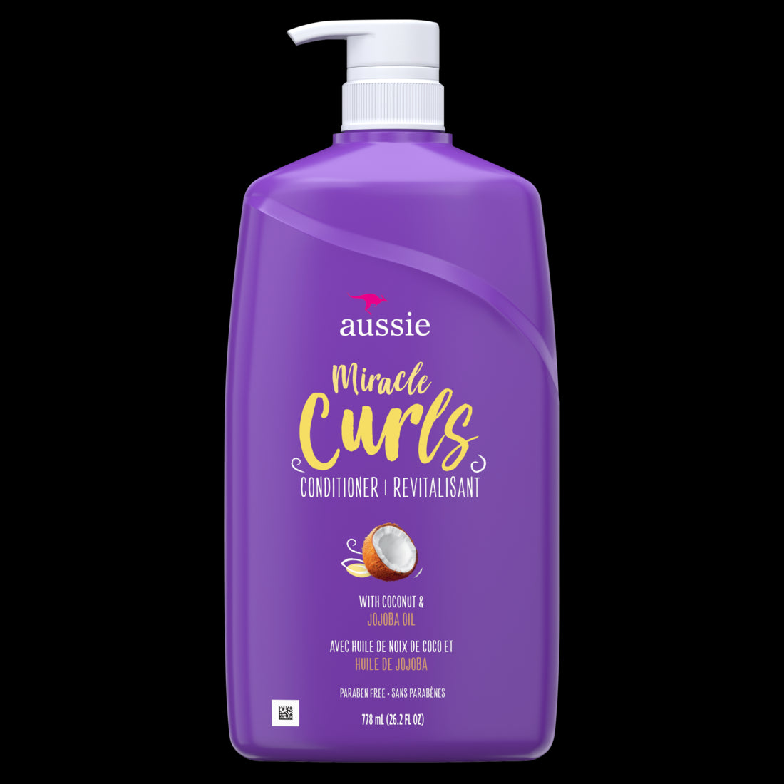 Aussie Miracle Curls with Coconut Oil Conditioner - 26.2oz/4pk
