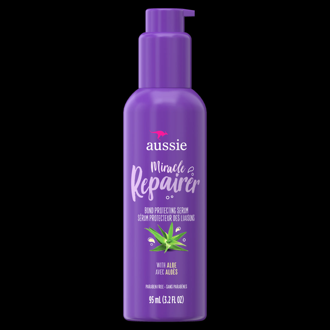 Aussie Miracle Repairer Bonding Serum with Aloe for All Hair Types - 3.2oz/12pk