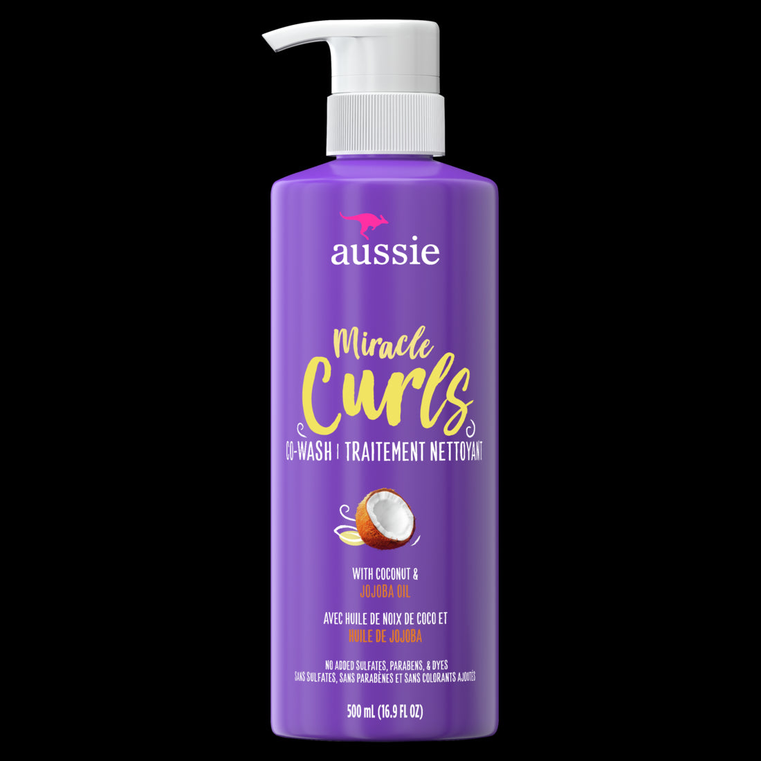 Aussie Miracle Curls Co-Wash w/ Coconut & Jojoba Oil For Curly Hair - 16.9oz/4pk