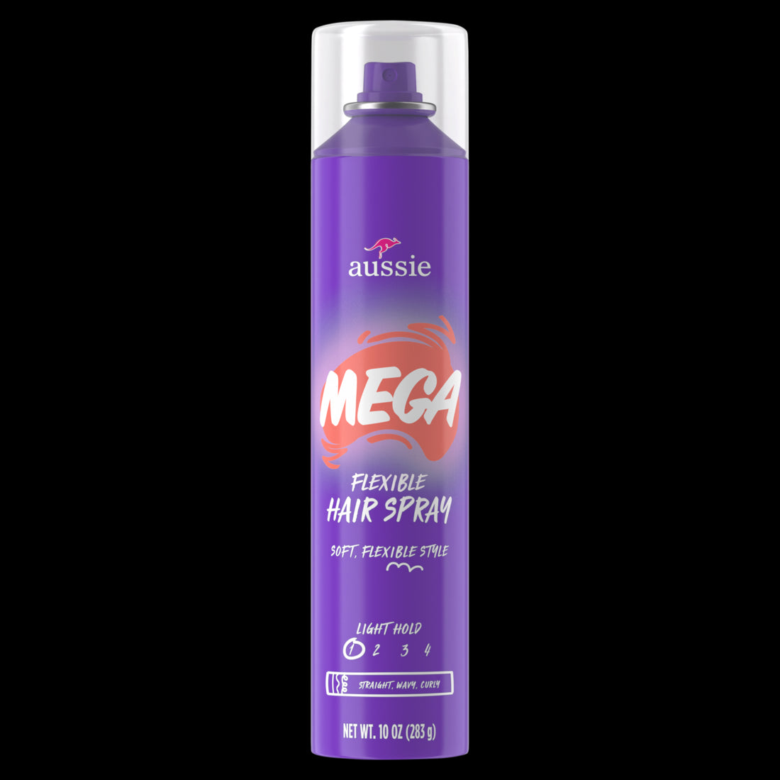 Aussie Mega Flexible Hair Spray for All Hair Types - 10oz/12pk