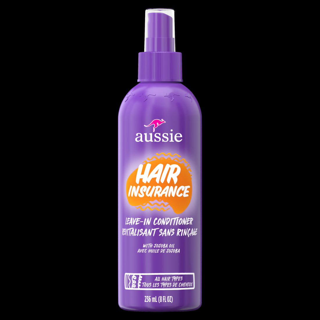 Aussie Hair Insurance Leave-In Conditioner for All Hair Types - 8oz/12pk