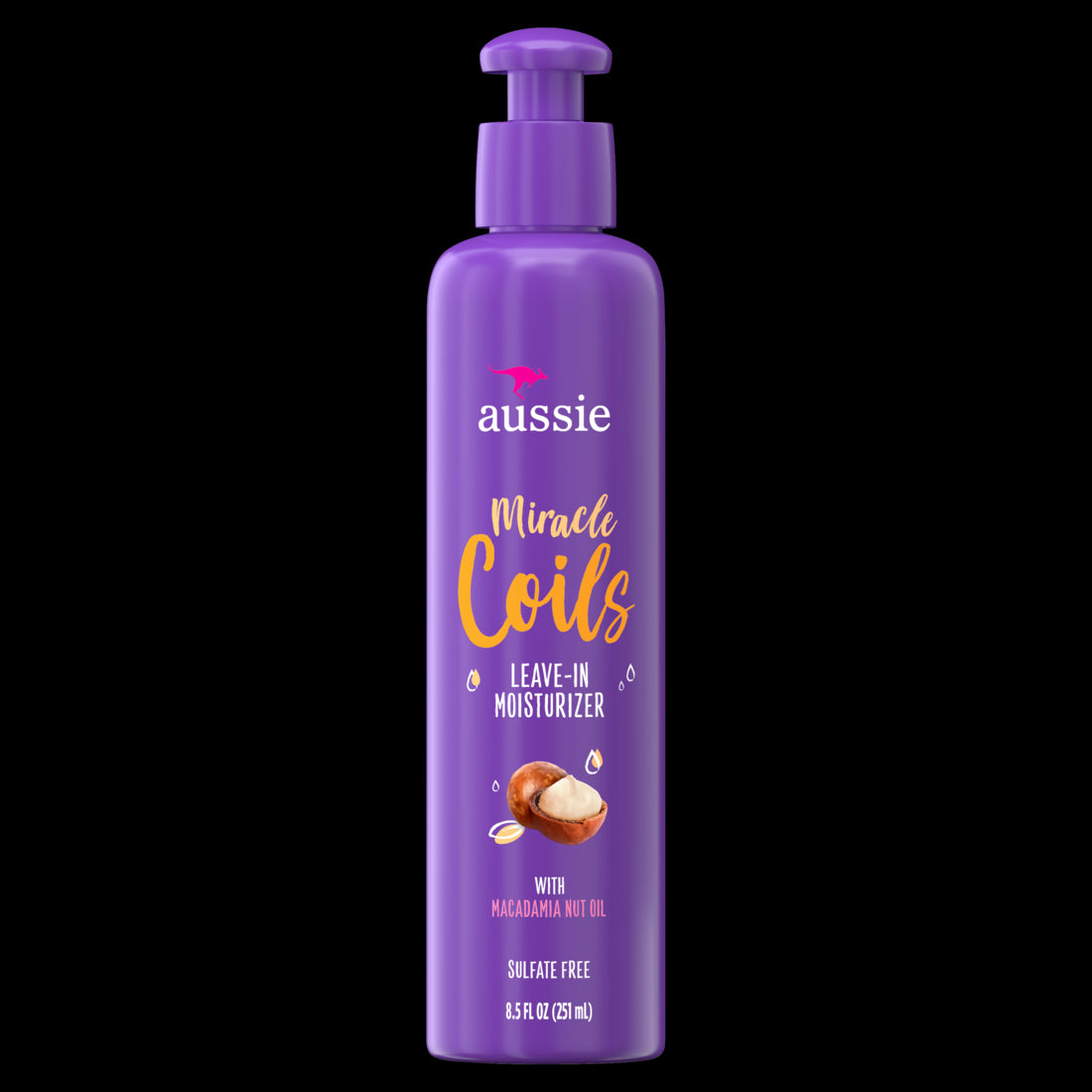 Aussie Miracle Coils Leave-In Moisturizer with Macadamia Nut Oil - 8.5oz/12pk