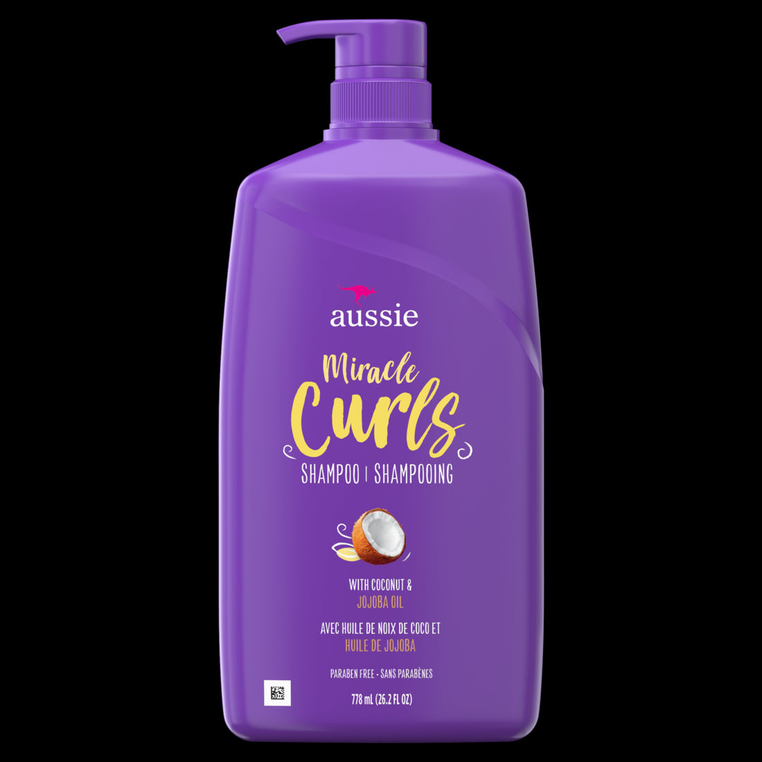 Aussie Miracle Curls with Coconut & Jojoba Oil Shampoo - 26.2oz/4pk
