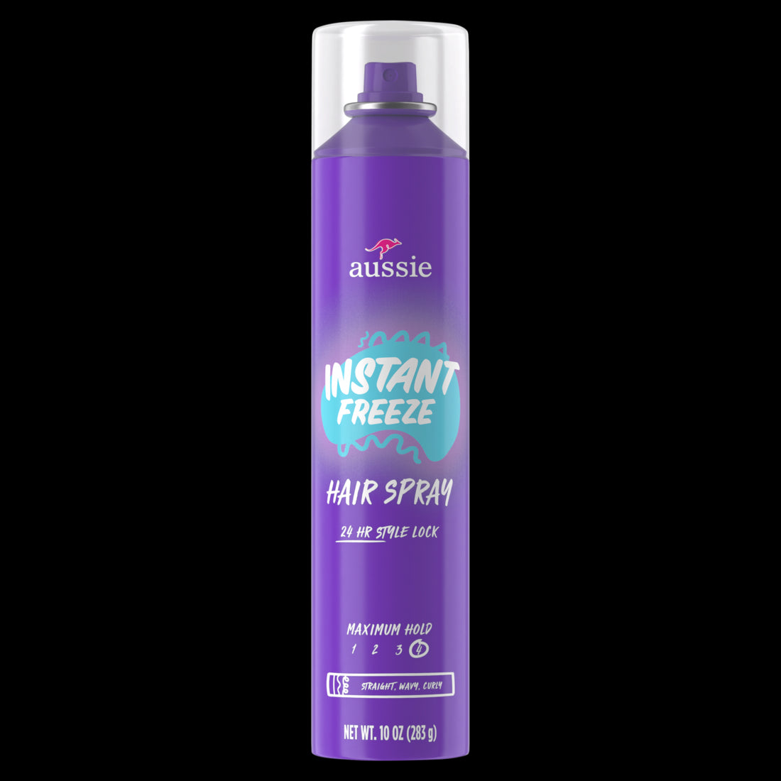 Aussie Instant Freeze Hair Spray for All Hair Types - 10oz/12pk
