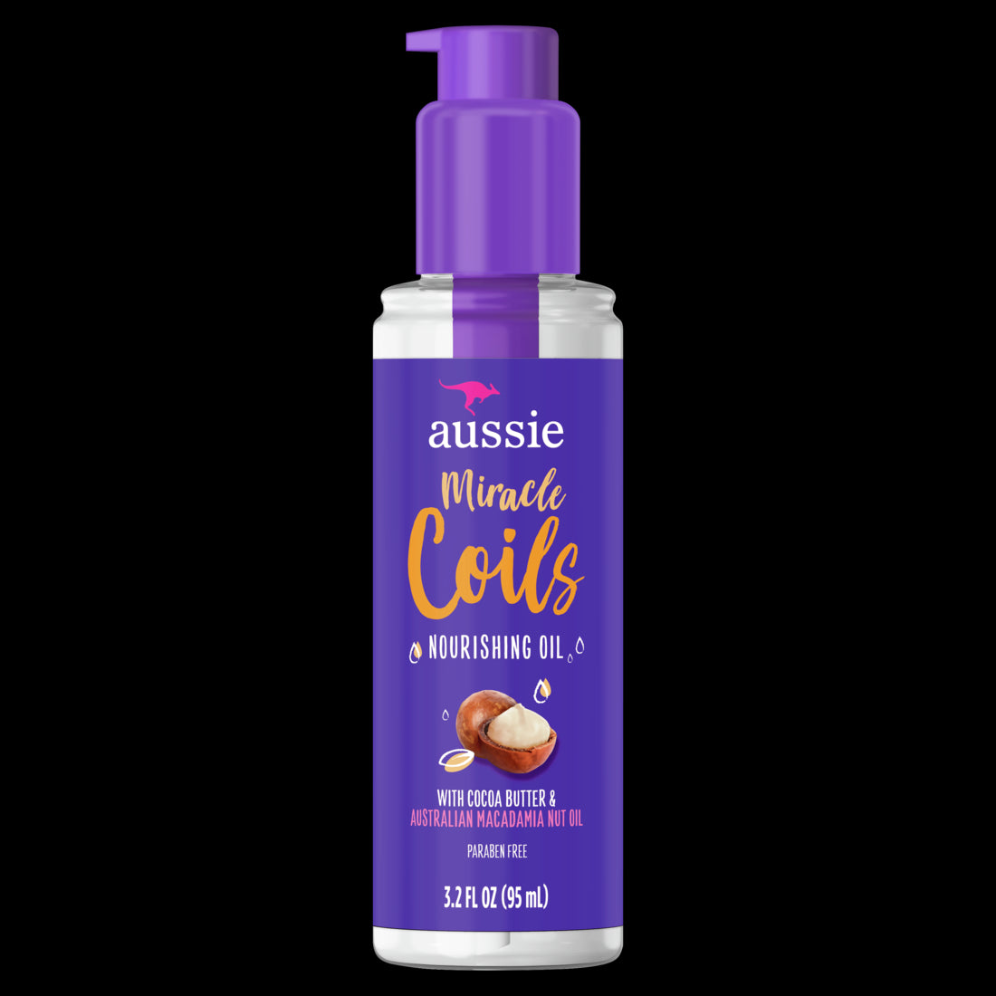 Aussie Miracle Coils Nourishing Leave-In Hair Oil - 3.2oz/12pk