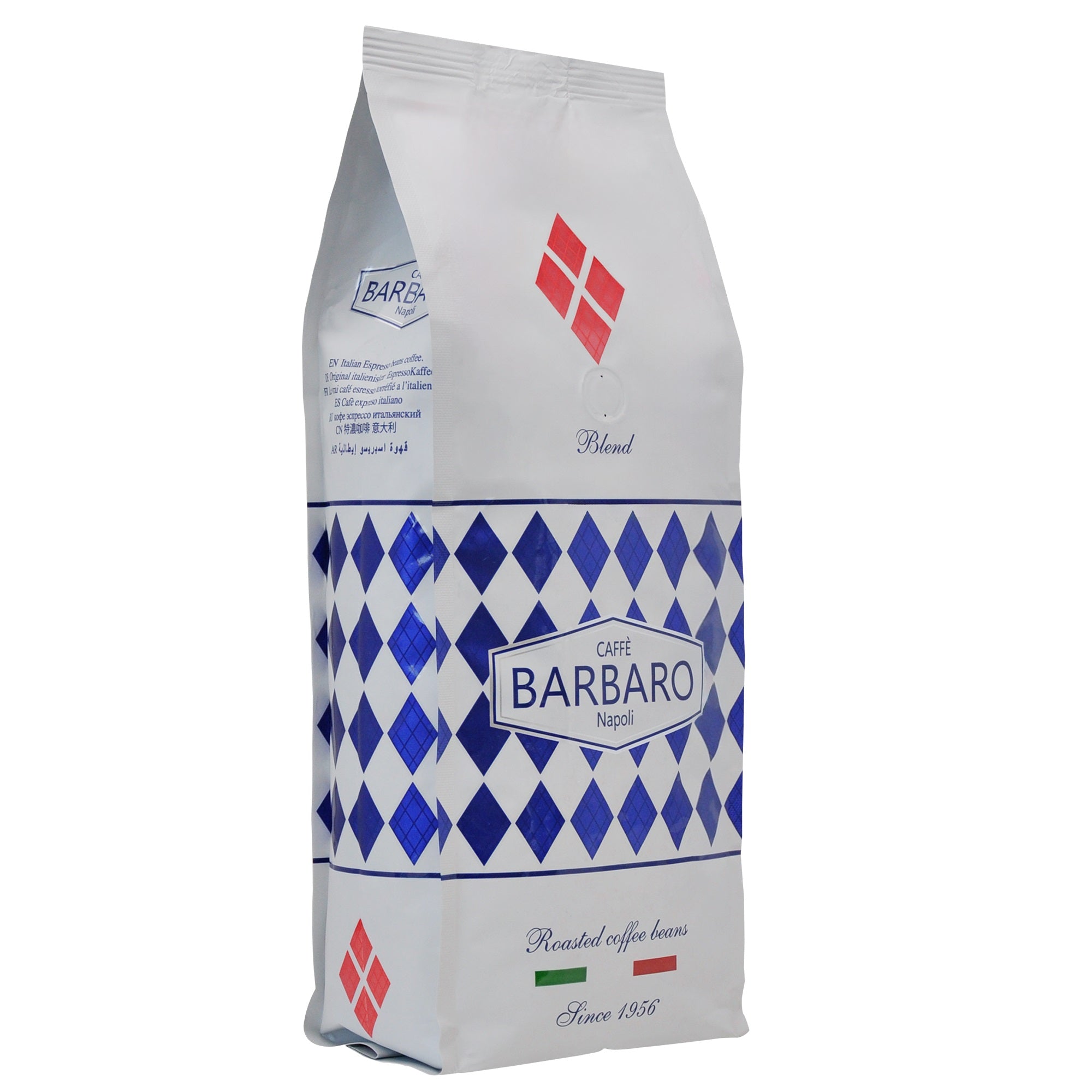 Barbaro Red Blend Roasted Espresso Coffee Beans - 2.2lbs/6pk