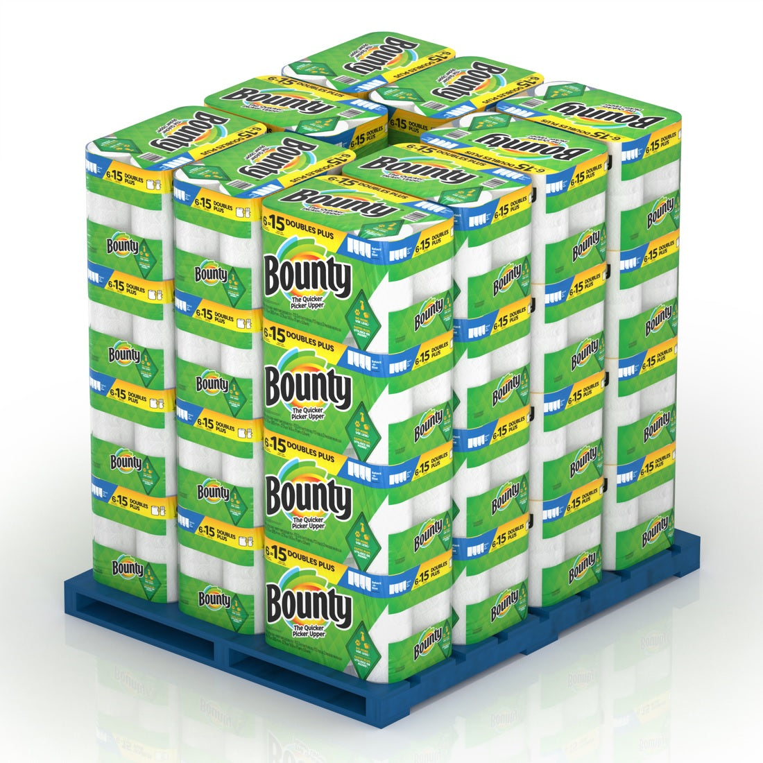 Bounty Display Paper Towel SAS White Double Roll Paper - 36ct