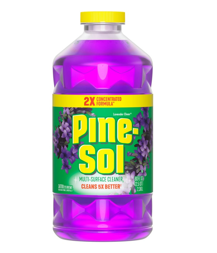 Pine-Sol Cleaner Citric Acid Formula Lavender Scent - 80oz/6pk