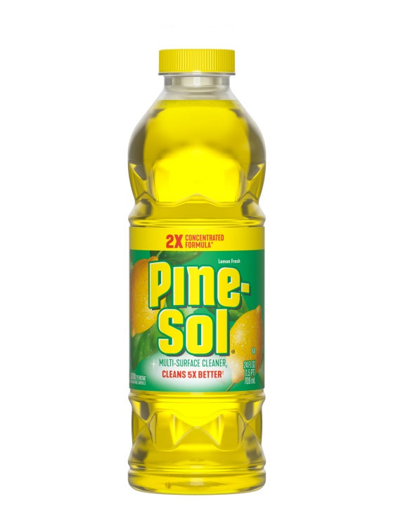 Pine-Sol Cleaner Citric Acid Formula Lemon Scent - 24oz/12pk