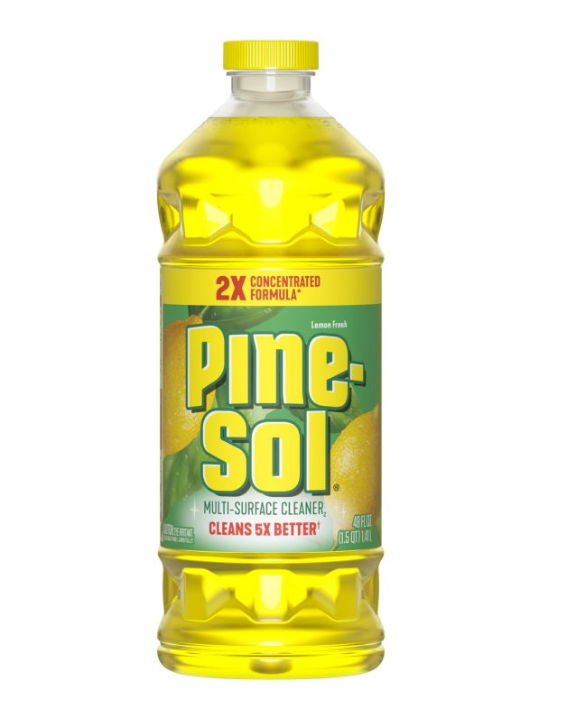 Pine-Sol Cleaner Citric Acid Formula Lemon Scent - 48oz/6pk