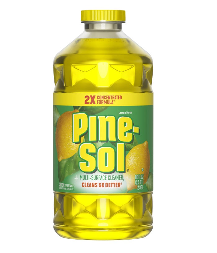 Pine-Sol Cleaner Citric Acid Formula Lemon Scent - 80oz/6pk