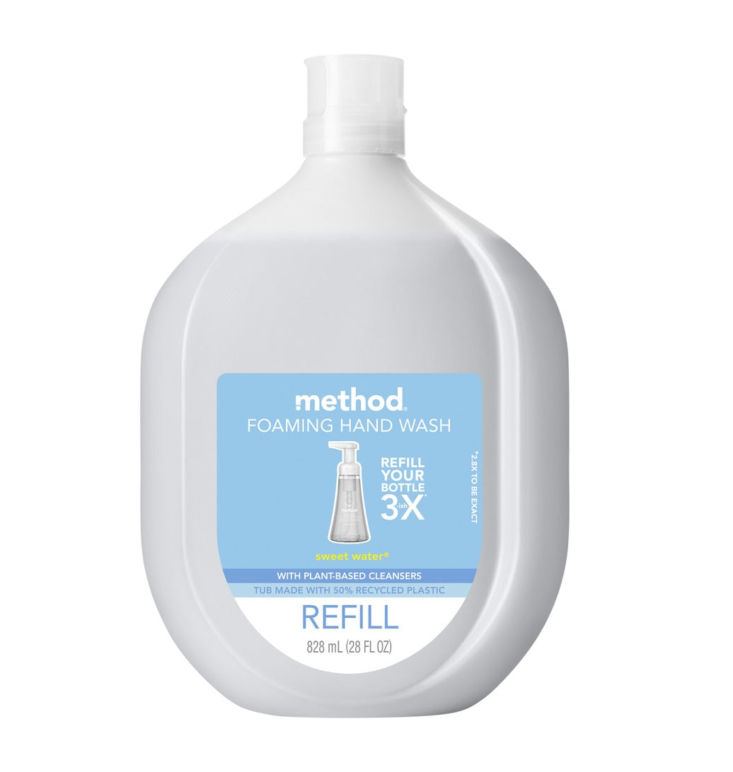 Method Foaming Hand Wash Refill Sweet Water - 28oz/4pk