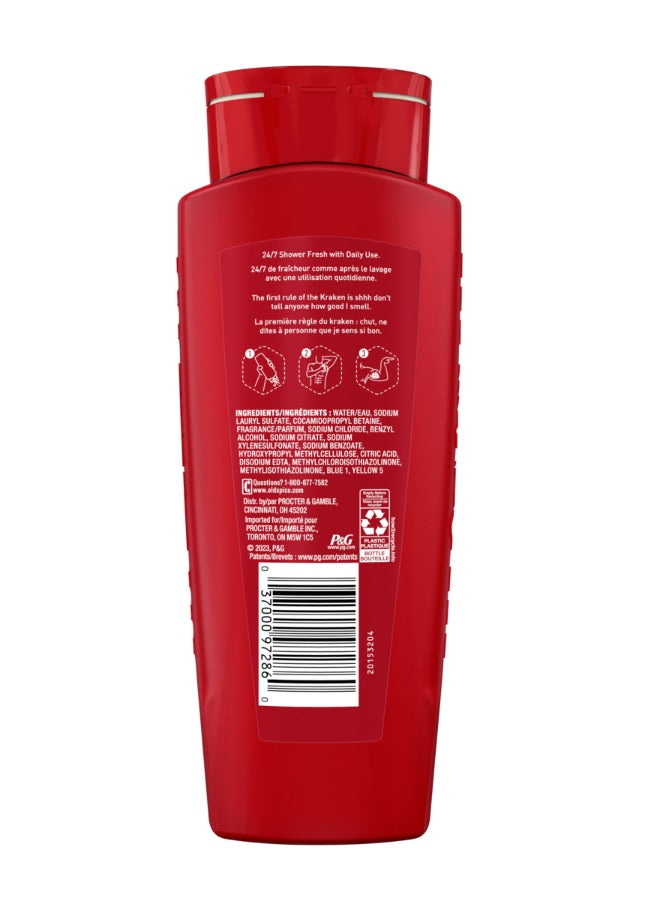 Old Spice Body Wash Wild Collection Krakengard - 16oz/4pk