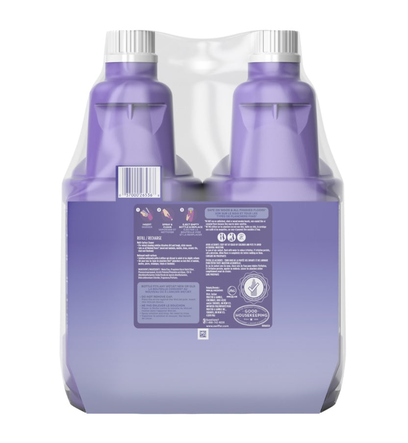 Swiffer WetJet Multi-Surface Floor Cleaner 3/2 x 1.25L - 3pk