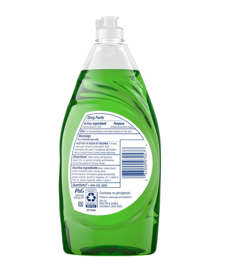 Dawn Ultra Antibacterial Hand and Dish Liquid Soap Apple Blossom Scent - 28oz/8pk