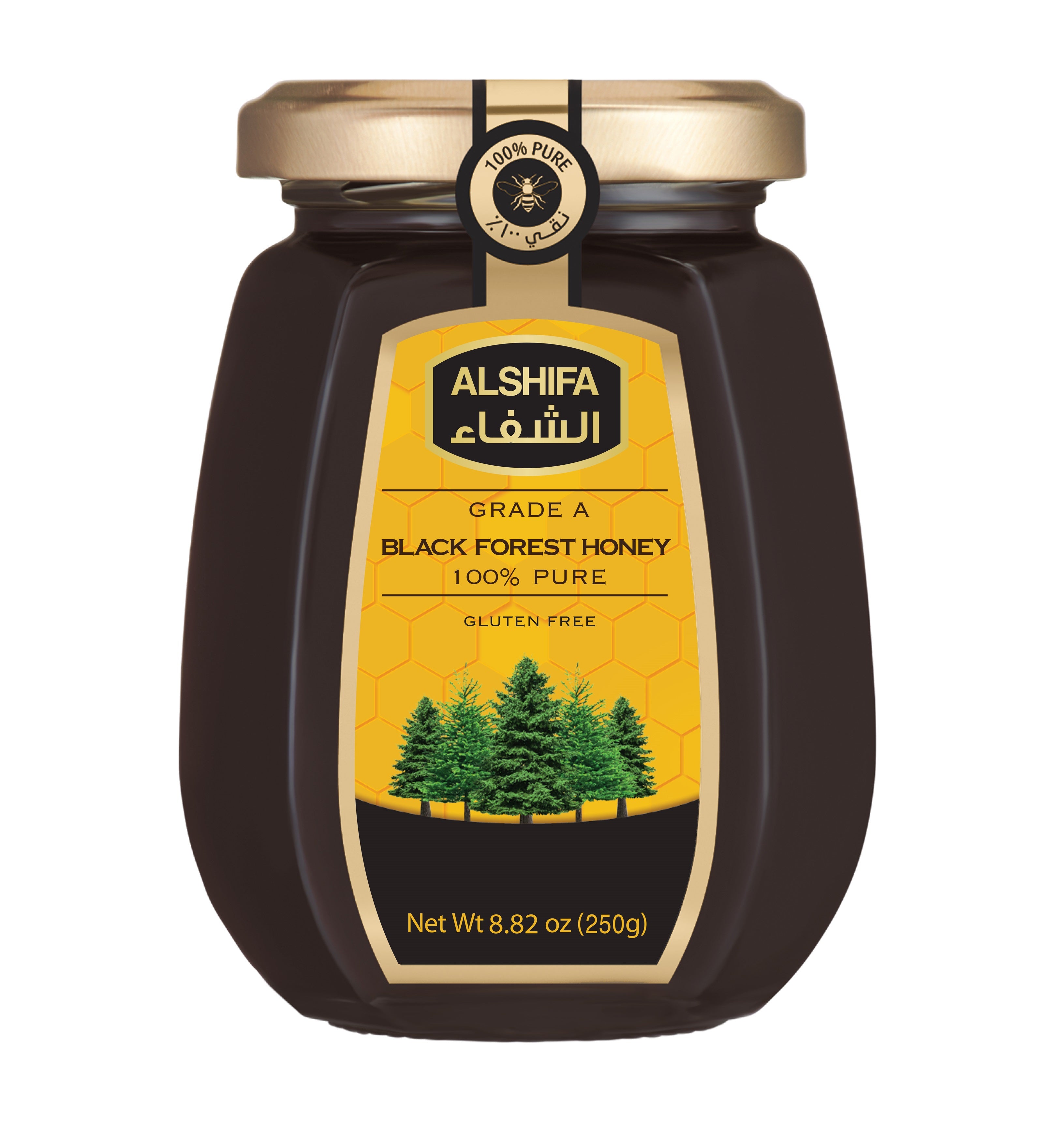 AlShifa Black Forest Honey - 250gm/12pk