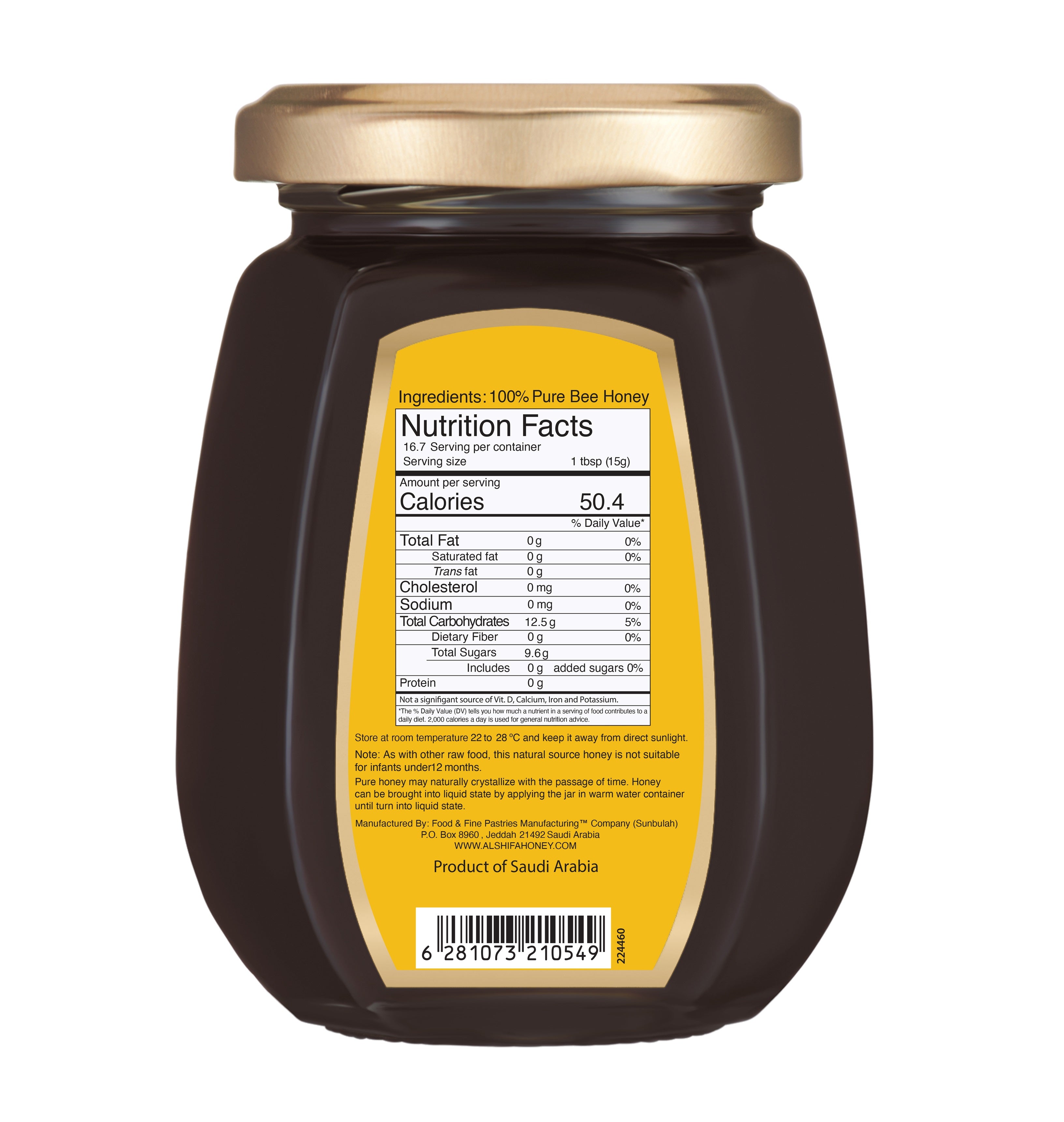 AlShifa Black Forest Honey - 250gm/12pk