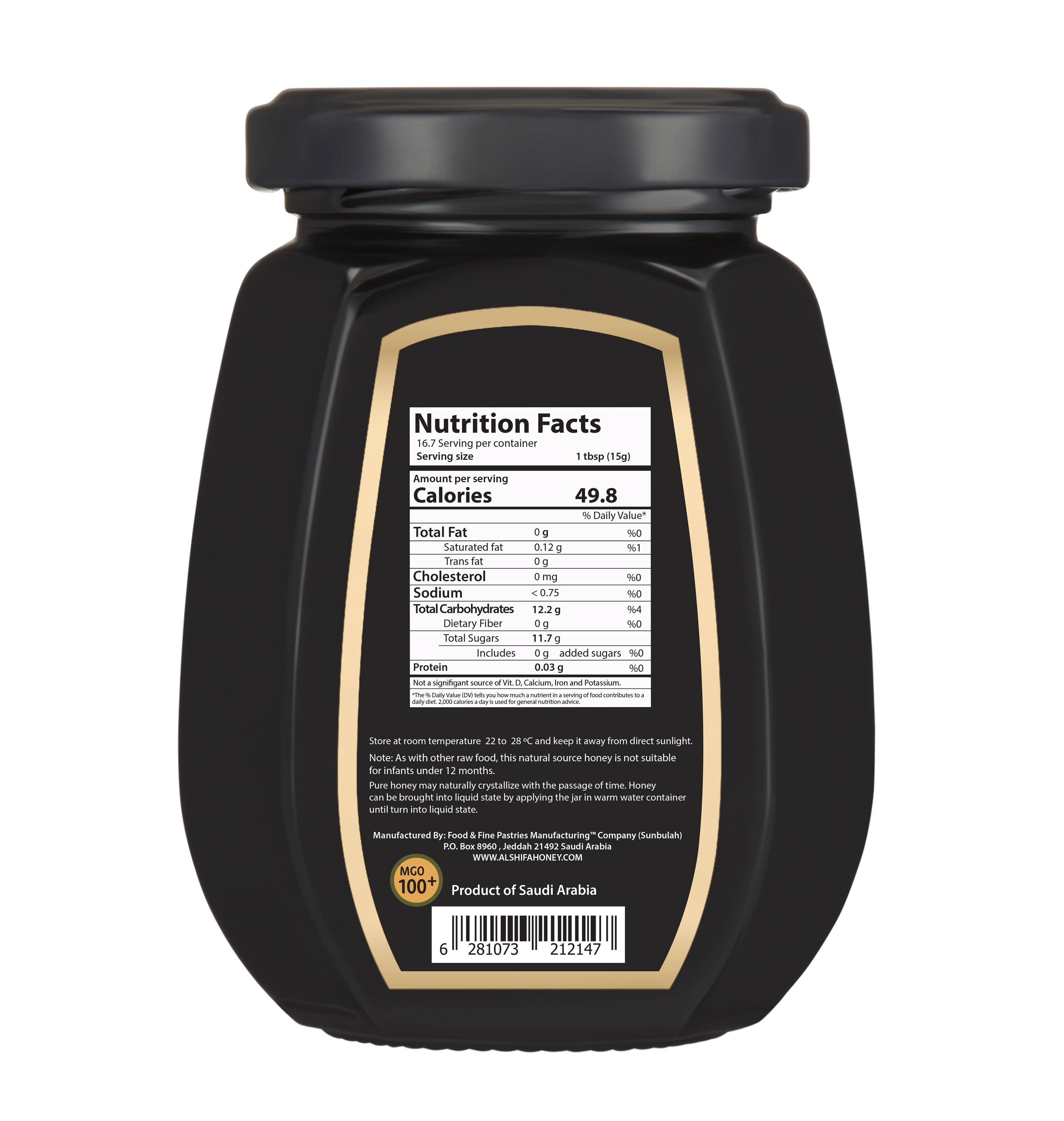 AlShifa Manuka Honey (MGO 100+) - 250gm/6pk
