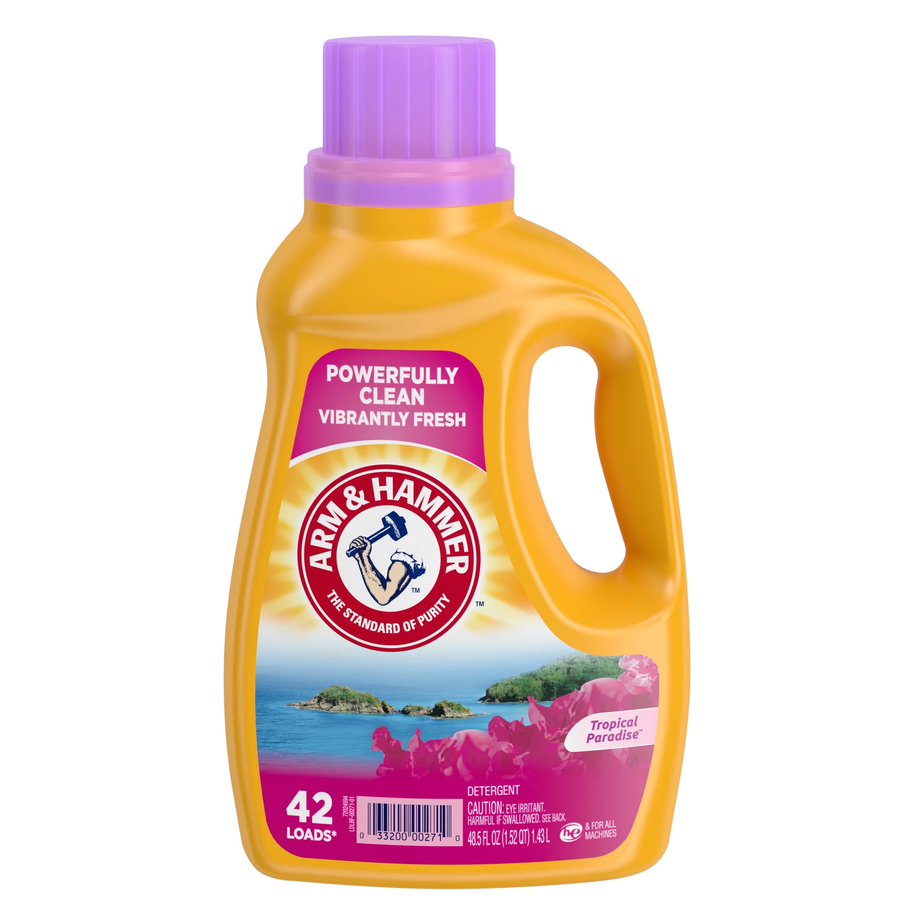 Arm & Hammer Liquid Laundry Tropical Paradise Dual HE - 48.5oz/8pk