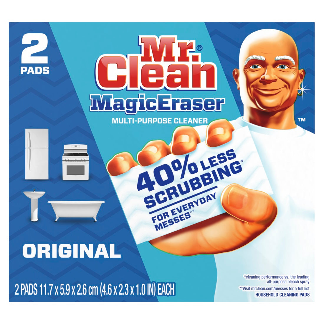 Mr. Clean Magic Eraser Cleaning Sponge - 2ct/12pk